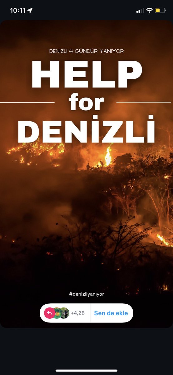 #denizliyanıyor