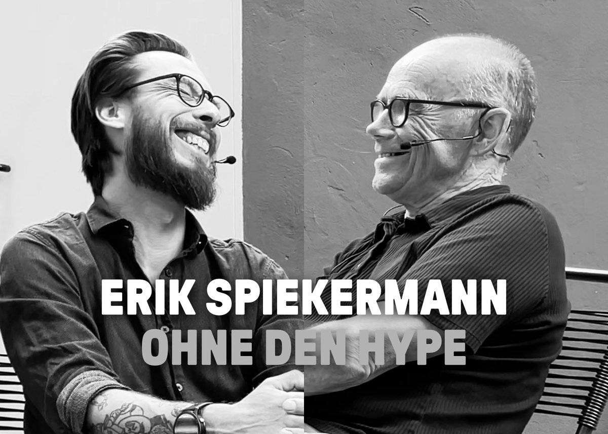 🎧 <a href="/espiekermann/">Prof. Erik Spiekermann</a> über sein Leben, Schriftgestaltung, Corporate Design, und seine große Klappe (Wdh.)

Jetzt hören ➡️ ohnedenhype.com/podcast/189-er…