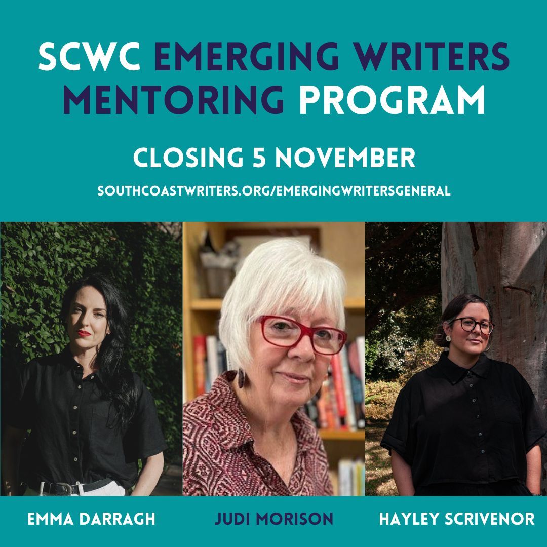 Our Emerging Writers Mentoring Program is open for applications!

Visit southcoastwriters.org/emergingwriter… for more information and to apply.