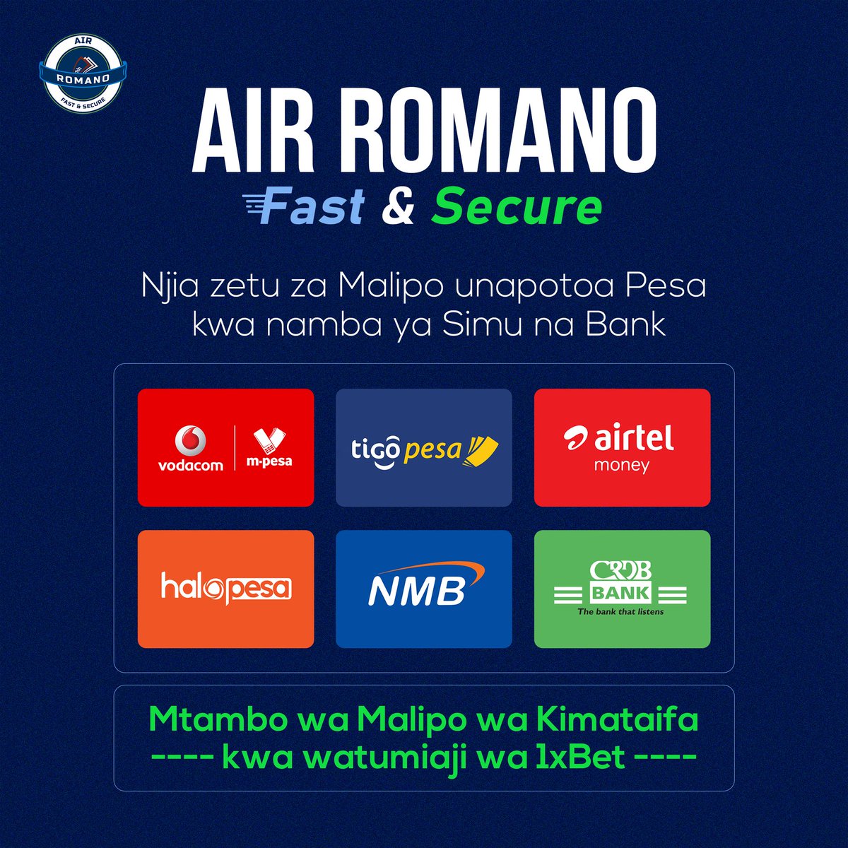 lewis_FN1108's tweet photo. ➡️Ni wiki nyingine tena ya kusaka #maokoto 🔥
➡️Jisajili na dude la dunia #1xbet ili usipitwe na maokoto
➡️Jiasajili hapa 👉 https://t.co/zYUEwLvNa6
➡️Si tatizo tena kuweka na kutoa pesa #1xbet ukimtumia wakala wa dunia
@1xbetcashwakala
@AirRomano
➡️Hakuna makato yoyote https://t.co/u77NrnTMwq