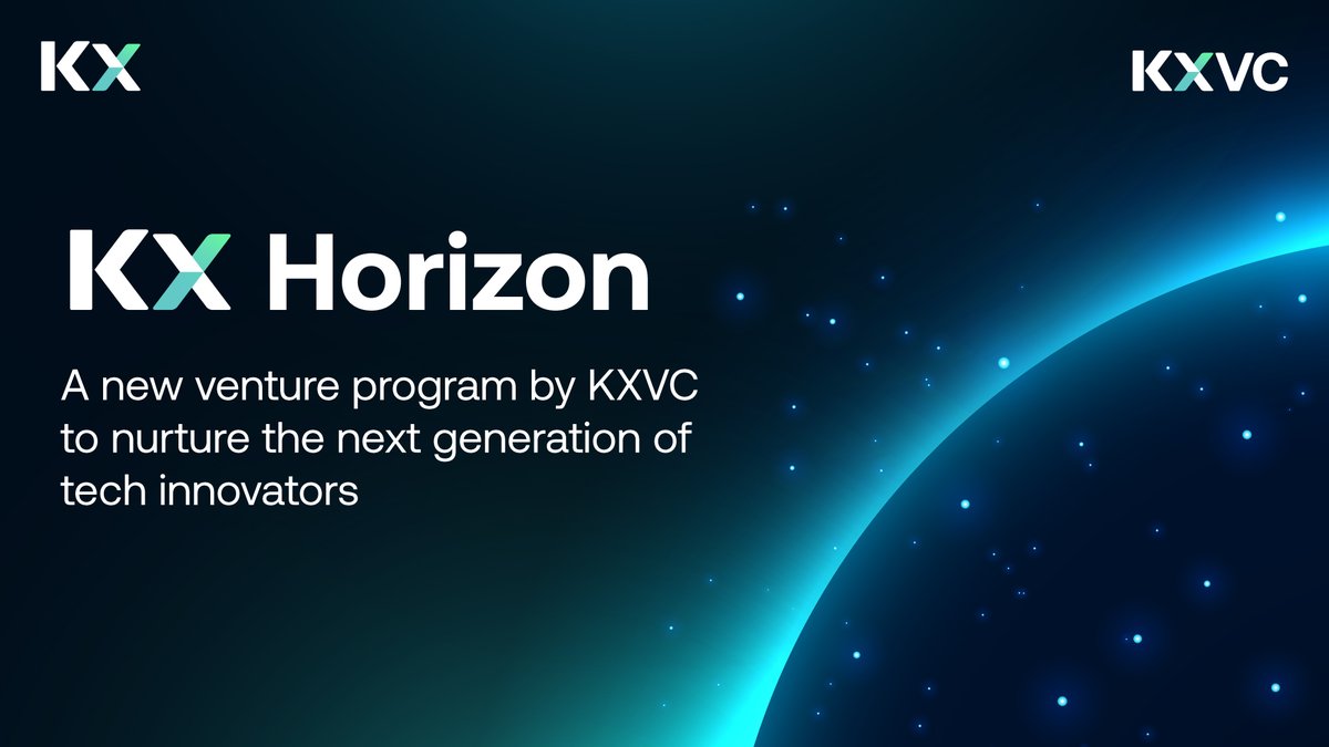 We’re thrilled to launch KX Horizon, an exclusive program under KXVC, designed to accelerate the next generation of tech startups. For more information: kxvc.tech/horizon
#KXHorizon #KXVC #VentureCapital #Innovation #Blockchain #Web3 #Fintech #AI