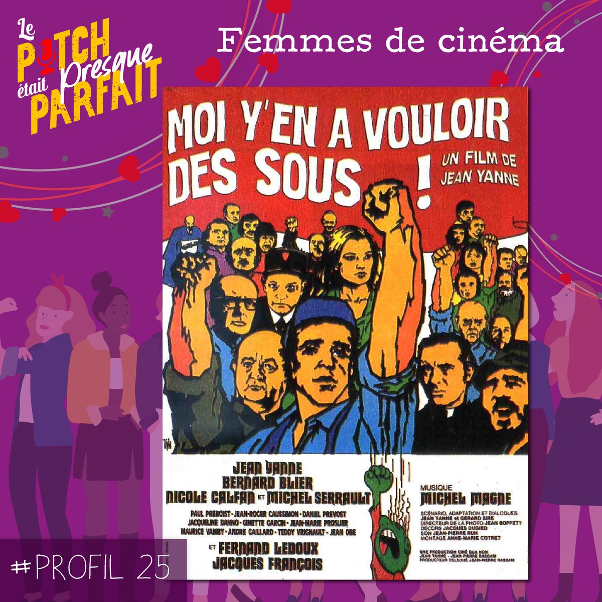 PODCAST 🎙 🎧 / Cinéma 🎞 🎬
MOI Y'EN A VOULOIR DES SOUS ! 💰 de Jean Yanne
Femmes de cinéma saison 2 

C'est Xad qui vous en parle

L'épisode est disponible sur les bonnes plateformes d'écoute 👌
ou ici 👇
smartlink.ausha.co/le-pitch-etait…

#pitchparfait #podcast #cinema #femmesdecinema