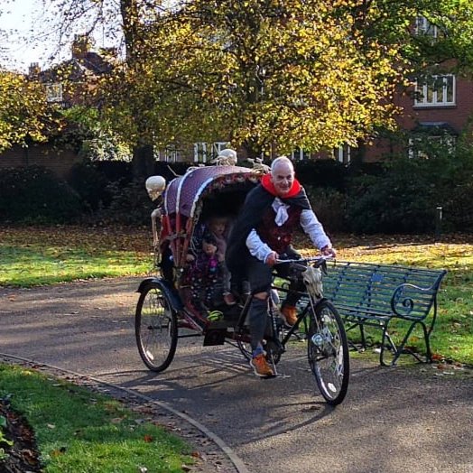 Halloween part three - transport Granddaughters to junior parkrun