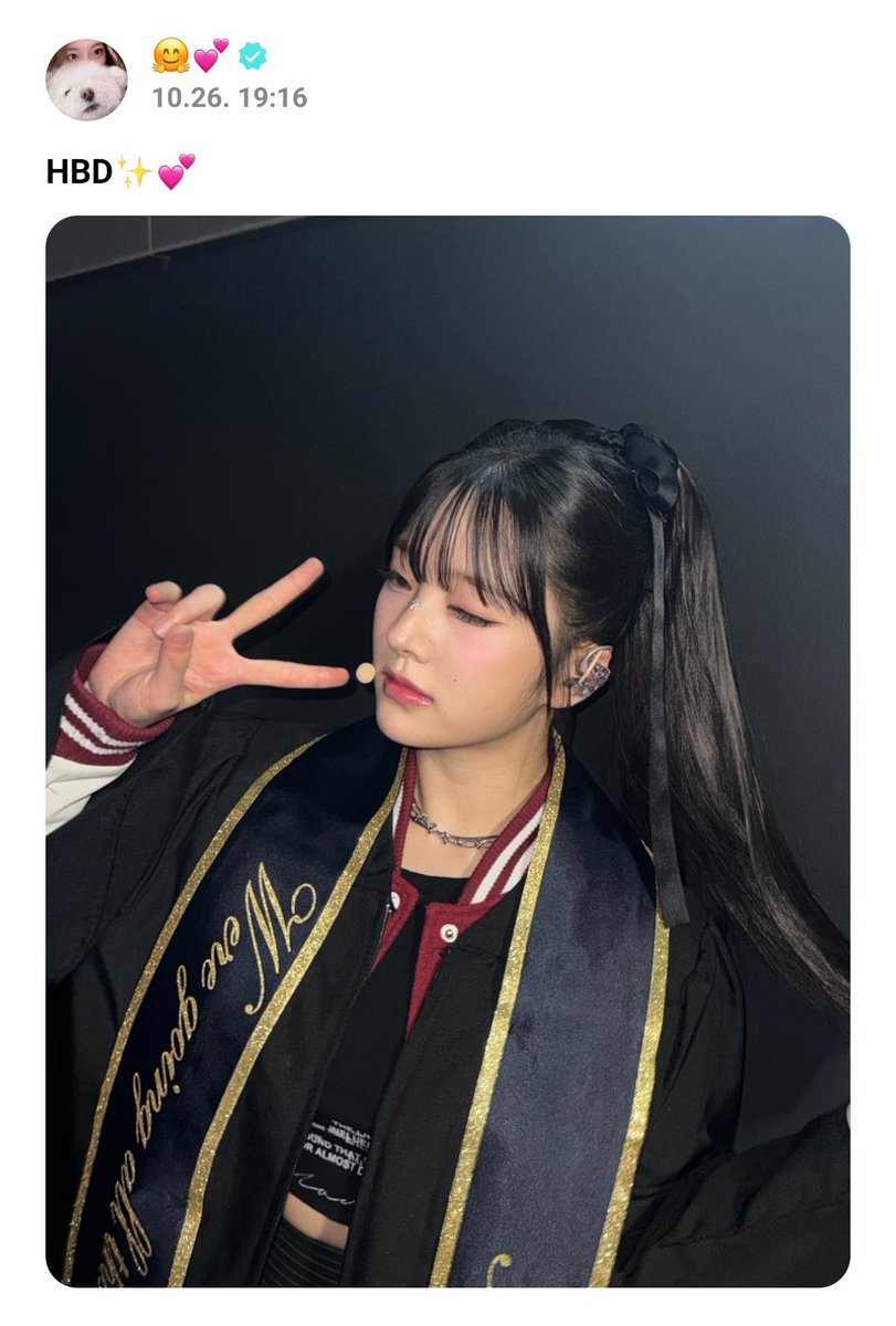 weverseweeekly's tweet photo. [241026] #Zoa #조아 Post

🦌 HBD✨💕 https://t.co/MQW2o8ikbW