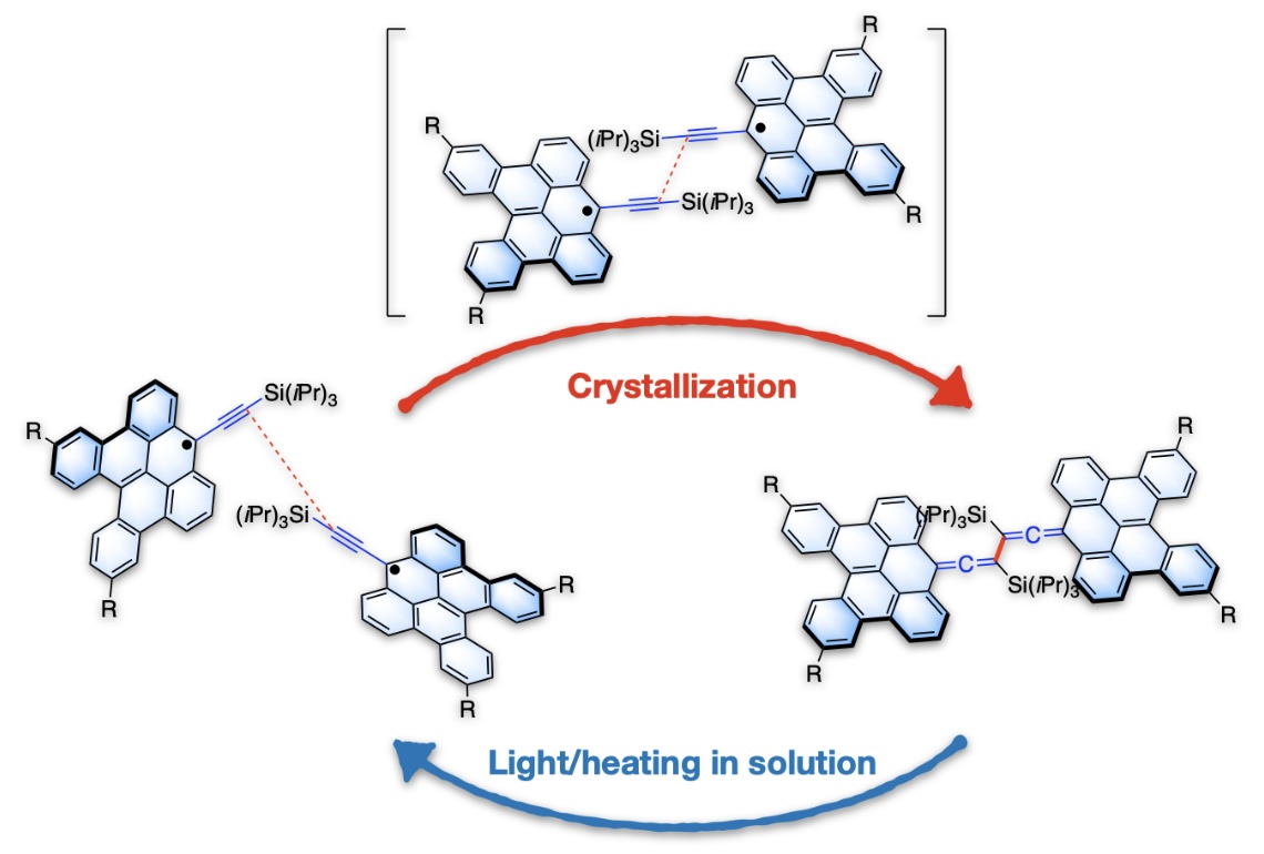 中国 天津大 孫哲(Sun Zhe)Gとの共同研究成果"Crystallization-Induced Dimerization and Solution-Phase Bond Dissociation of Stable Dibenzoolympicenyl Radicals"がAngew. Chem. Int. Ed.誌に掲載！単結晶X線構造解析がお役立ち

doi.org/10.1002/anie.2…

#東大 #分子研 #佐藤宗太 #社会連携講座