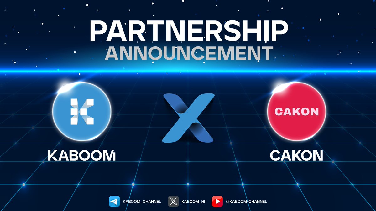 📣 Powering Up: Our New Partnership with CAKON⭐️

🤝 We’re thrilled to announce our new collaboration with @CakonIoTon - decentralized 🌐 Web3 game launch platform powered by the TON blockchain! This partnership brings exciting new opportunities to the blockchain gaming world.