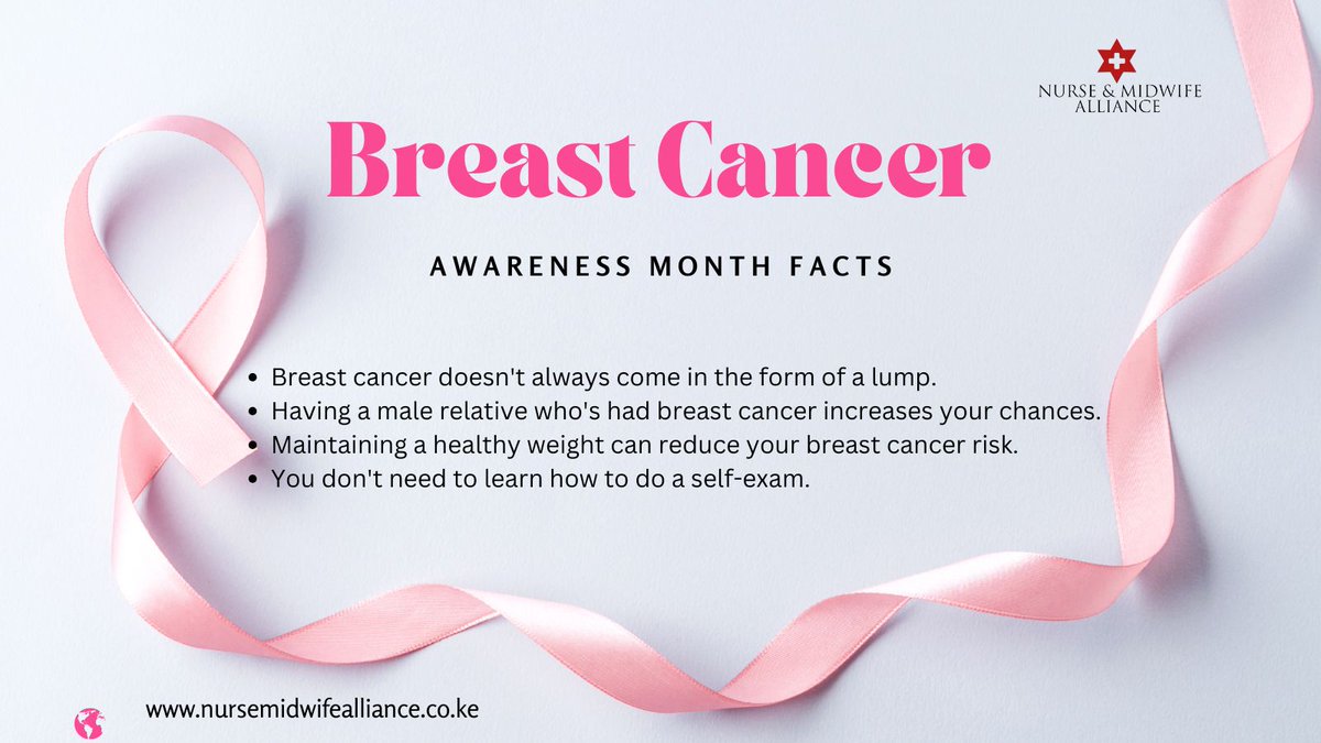 #TeamNMA Prevention is better than cure. This #BreastCancerAwarenessMonth, let's prioritize:
☑️regular health checks 
☑️avoiding known risks
☑️living a healthy lifestyle