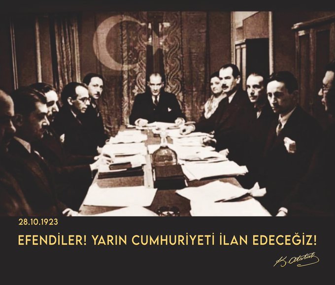 Bu milletin aldığı en güzel haber, 101 yıl önceydi. #OnunEseri