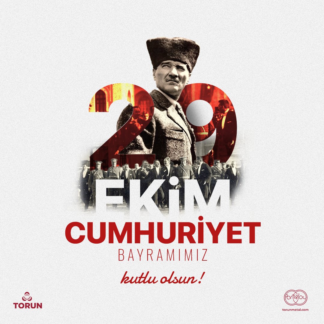 Türkiye Cumhuriyeti 101 Yaşında! 🇹🇷

Cumhuriyetin temel değerleri ile Gazi Mustafa Kemal Atatürk'ün izinde, daha güçlü ve sürdürülebilir bir gelecek için var gücümüzle çalışıyoruz.

29 Ekim Cumhuriyet Bayramımız Kutlu Olsun!

#29Ekim #CumhuriyetBayramı