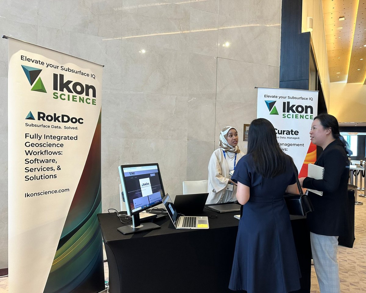 ikonscience's tweet image. Last week, Ikon Science exhibited at #SEG Asia Pacific&apos;s Advances in QI event, connecting with clients and industry peers. Kudos to SEG Asia Pacific for a successful event promoting knowledge-sharing and advancing quantitative interpretation.
#QuantitativeInterpretation