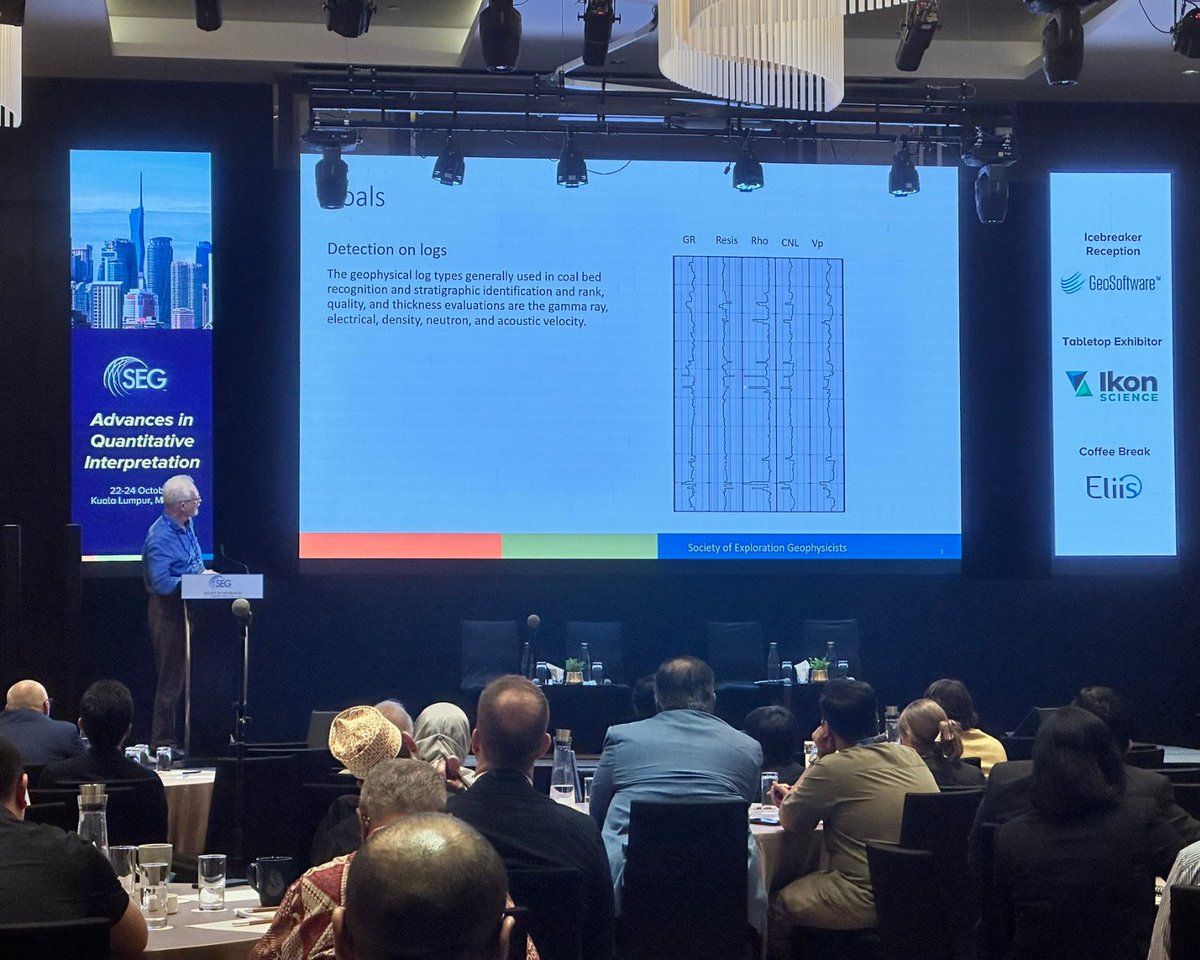 ikonscience's tweet image. Last week, Ikon Science exhibited at #SEG Asia Pacific&apos;s Advances in QI event, connecting with clients and industry peers. Kudos to SEG Asia Pacific for a successful event promoting knowledge-sharing and advancing quantitative interpretation.
#QuantitativeInterpretation
