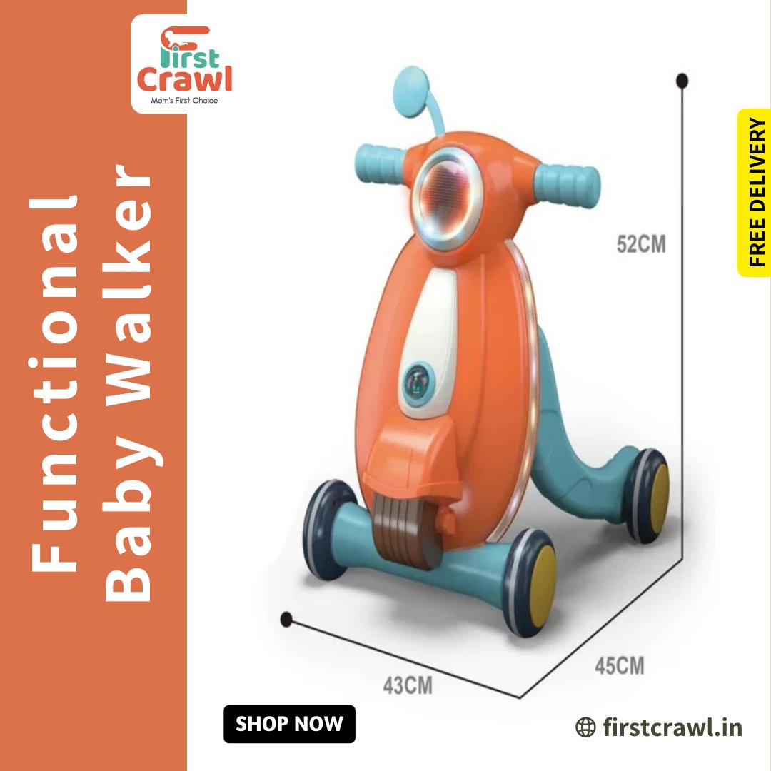 firstcrawl's tweet photo. 🧡 Brighten up playtime and first steps with our Functional Baby Walker with Light &amp; Music (Orange)! Give your little one the gift of fun and functionality. Available now at https://t.co/s8MVnZmZse!

#FirstCrawl #BabyWalker #LightAndMusic #BabyEssentials #EarlySteps #Parenting https://t.co/tSbtwGqvdj