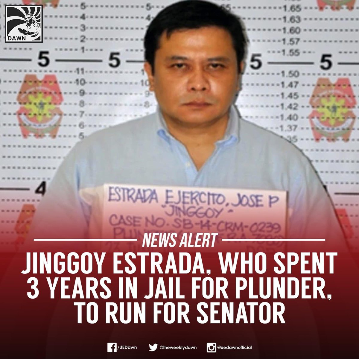 iamdinodeleon's tweet photo. Remember: it was Leila De Lima as former Secretary of Justice who sent the corrupt Jinggoy Estrada to jail in relation to the Napoles Pork Barrel Scandal, which explains his behavior during the Senate hearing as he had an axe to grind towards Leila De Lima. https://t.co/evNhlgbKTM