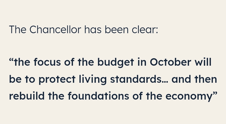 Alfie Stirling (@alfie_stirling) on Twitter photo So, it’s Budget week.
The Chancellor has been clear: “the focus of the Budget in October will be to protect living standards”.
This 3-point thread takes a look at the challenge, based on recent <a href="/jrf_uk/">Joseph Rowntree Foundation</a> modelling.
(Look out for an update this week on how the Chancellor did) 1/ So, it’s Budget week.
The Chancellor has been clear: “the focus of the Budget in October will be to protect living standards”.
This 3-point thread takes a look at the challenge, based on recent <a href="/jrf_uk/">Joseph Rowntree Foundation</a> modelling.
(Look out for an update this week on how the Chancellor did) 1/