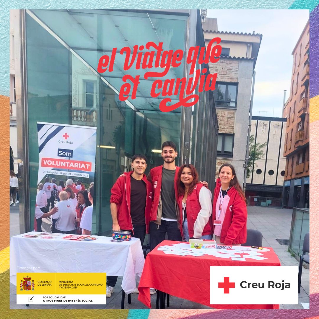 El #voluntariat és un viatge que et canvia la vida. Vine a la nostra assemblea i descobreix com pots canviar la vida dels altres (i la teva 😉).

#CreuRoja #Voluntariat #cerdanyola #ripollet #montcada