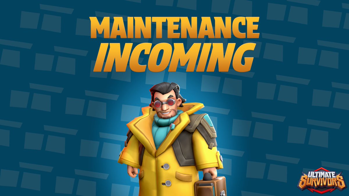 UltSurvivors's tweet photo. We are starting a maintenance break to launch the latest update!  

Meanwhile, check our video to learn what is coming your way very soon! 

https://t.co/rWJKoyXbaR https://t.co/OWgjK0hHwJ