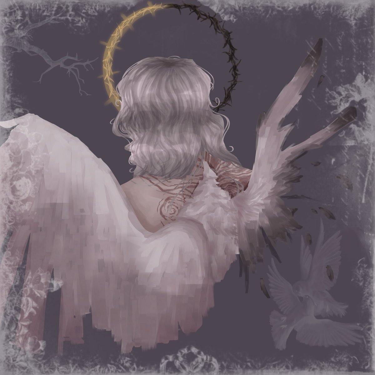 SymphonicSeraph's tweet photo. You are cast out from the Heavens to the ground
Blackened feathers falling down

{{ 🎹 #frederickkreiburg #frederickidv #idvfanart #composeridv https://t.co/rgIGC3Intn