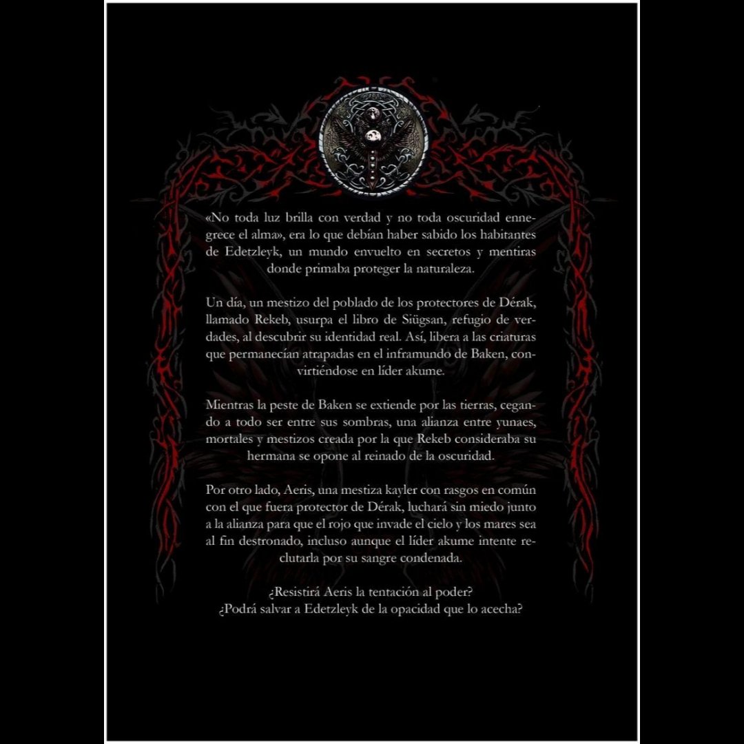 KLBarkerbeck's tweet photo. Si os atrevéis a conocer esta novela envuelta en la más cruda fantasía oscura, no os arrepentiréis. O sí, pero para ello tendréis que leerla 😈

Sólo espero que la disfrutéis hasta el final. https://t.co/zfmXTOM6sA