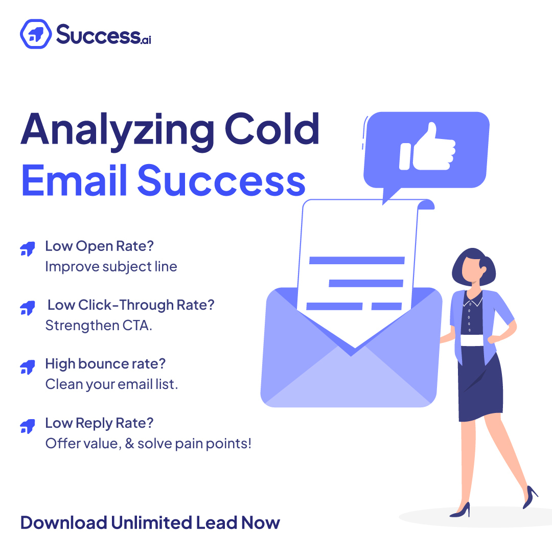 Adeel47574Faiza's tweet image. Analyzing Cold Email Success!

How do you measure the success of your cold emails? Enter KPIs - quantifiable metrics that track your email outreach. 

- Low Open Rate? Improve subject lines.
- Low Click-Through Rate? Strengthen CTA.
#emailbestpractices
