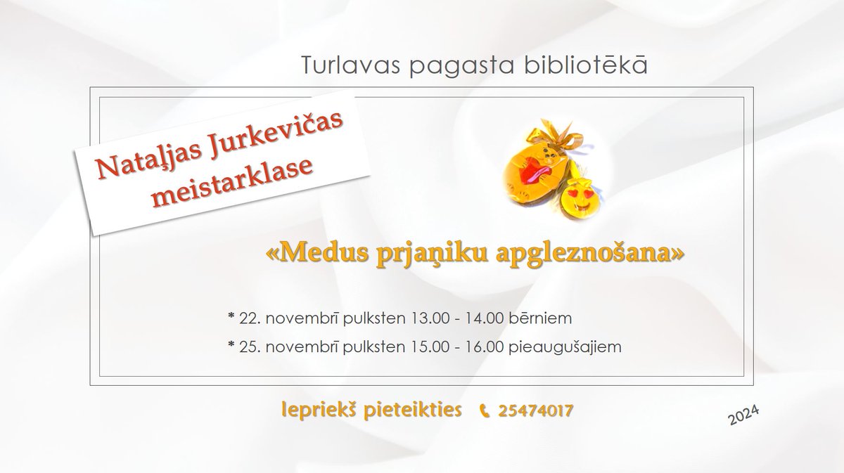 Piesakies un tiekamies! 📞 25474017
#RadošāTurlava #Turlava #Prjaņiki #KuldīgasNovads