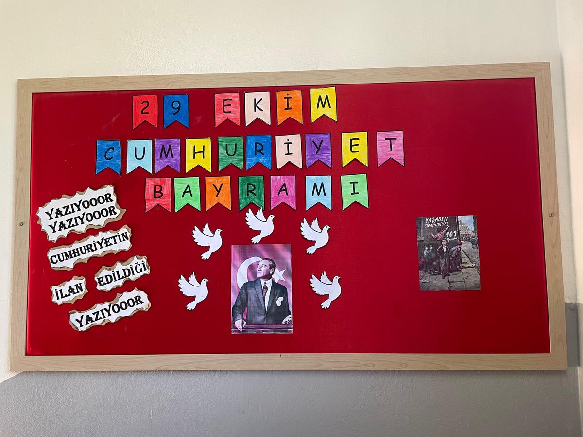 29 Ekim Cumhuriyet Bayramı Kutlu Olsun