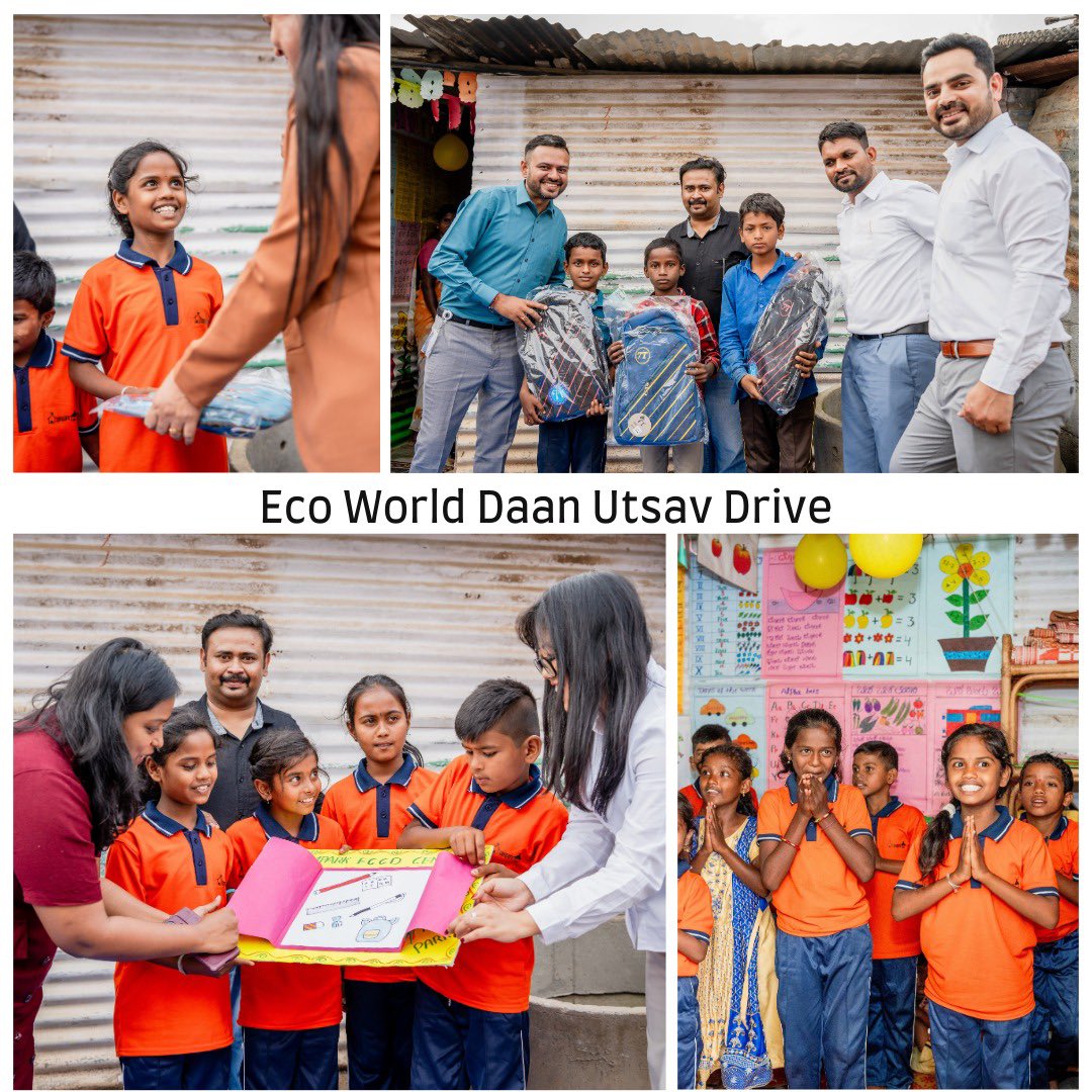 samparkngo's tweet image. Eco world donation drive Daan Utsav: On October 10, 2024, Brookfield Properties Eco World collaborated with Sampark to celebrate Daan Utsav at our ECCE Center in Doddakannelli.

#coworks #ecoworld #EarlyChildhoodCareandEducation #foundationalliteracy