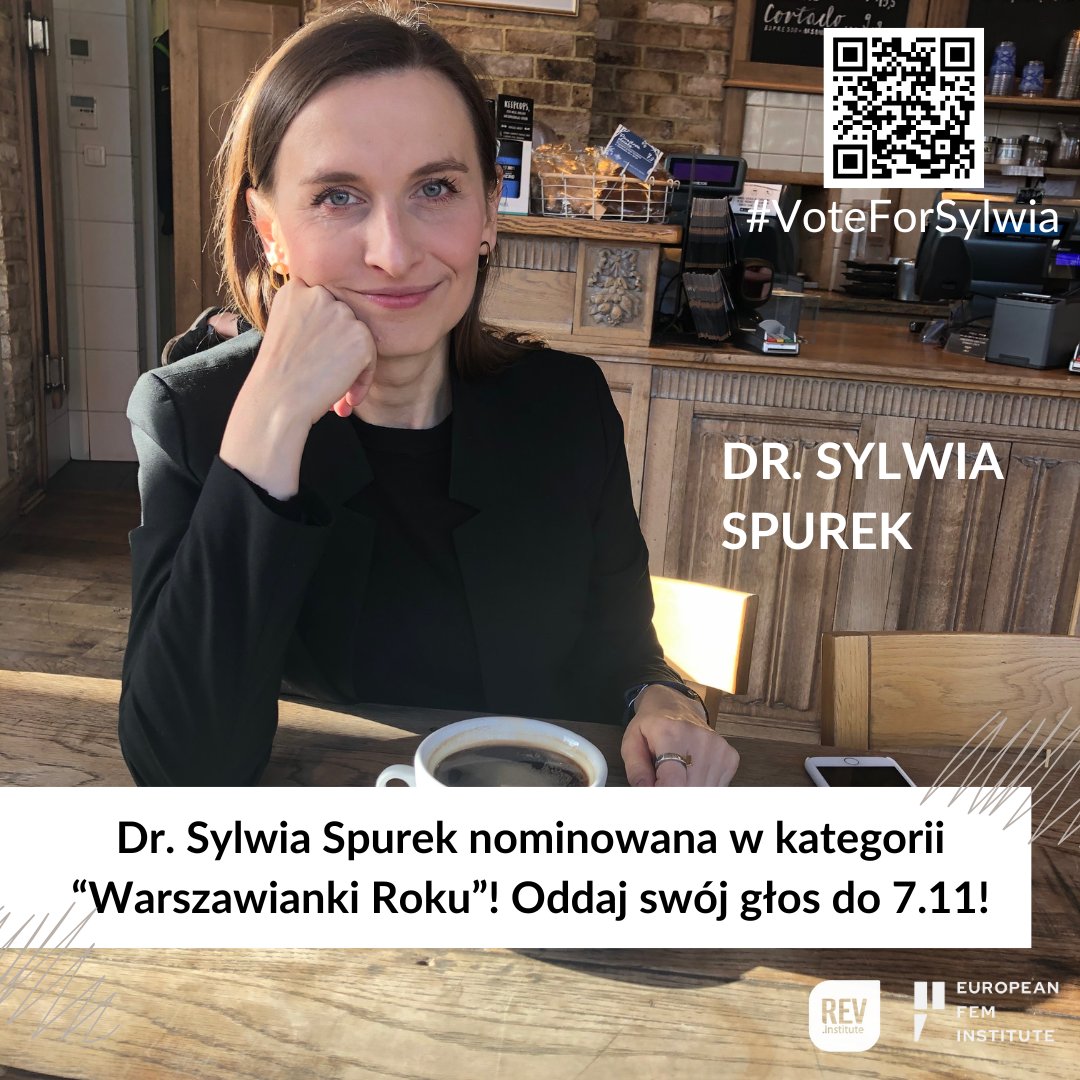 👉 dr. Sylwia Spurek kandydatką na Warszawiankę Roku! 
Prawniczka, legislatorka, feministka, weganka, od lat walczy o lepszy świat dla nas wszystkich. 
📅 Głosować można tylko do 7 listopada!
🗳️ Głosuj tutaj: warszawiankaroku.um.warszawa.pl
#VoteForSylwia #WarszawiankaRoku #SylwiaSpurek