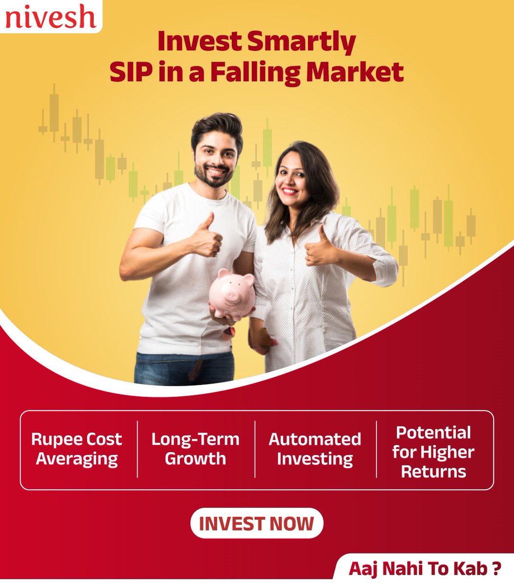 DhruvHiremath's tweet photo. Invest smartly in a falling market with SIP! Benefit from rupee cost averaging and long-term growth. Start your investment journey today. #InvestSmart #SIP #FinancialGoals 📈 https://t.co/KgmQfBhXJ0