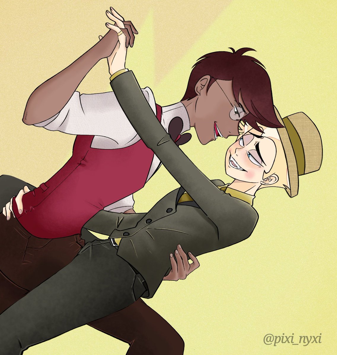 pixi_nyxi's tweet photo. @KuroiYukie Ojalá sea el resultado que esperabas 😅
#Radioapple #HumanAlastor #HumanLucifer #HazbinHotel #HazbinHotelFanart https://t.co/JiWyDdyqmw