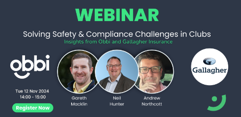 WEBINAR: Solving Safety &amp; Compliance Challenges in Clubs with Gallagher Insurance

📅Tuesday 12th Nov @ 2pm

🔗Register here: bit.ly/4fcl6Fe