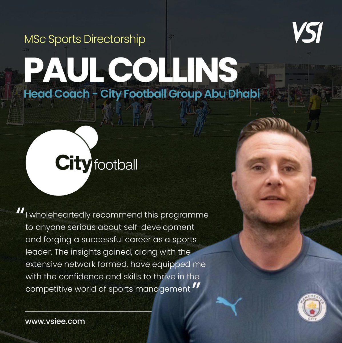 As the Academy Manager at It's Just FOOTBALL, Paul Collins enrolled in the MSc Sports Directorship to enhance his leadership and management skills. 🎓

Throughout the programme, Paul learned how to implement governance structures, develop high-performance teams, and apply