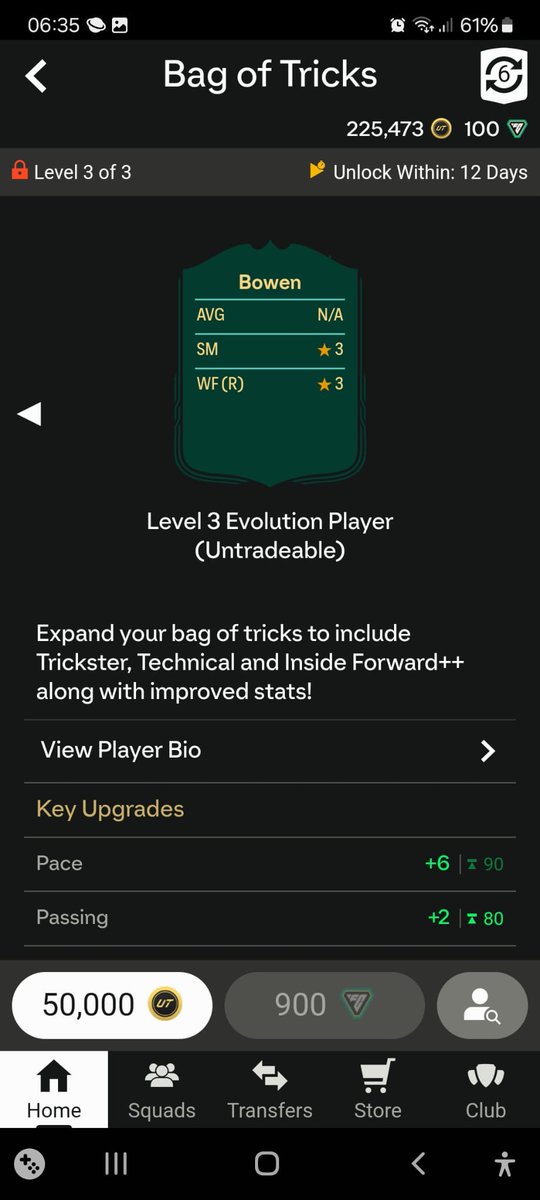 statuscahser's tweet photo. I've just noticed that the 'Bag of Tricks' Evo reduces your players' skills moves if they have more than 3 stars
@FutSheriff @EAMaddenNFL @FUT24News @FUTBIN https://t.co/ntTPsiKawJ