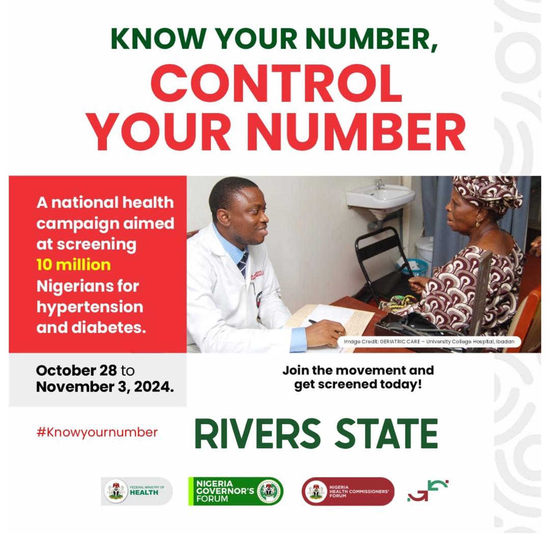It’s no secret that non-communicable diseases, particularly #hypertension and #diabetes are silent killers in our society. These diseases affect people from all works of life, and they often go undetected until serious complications arise.

The reality is that many Nigerians are