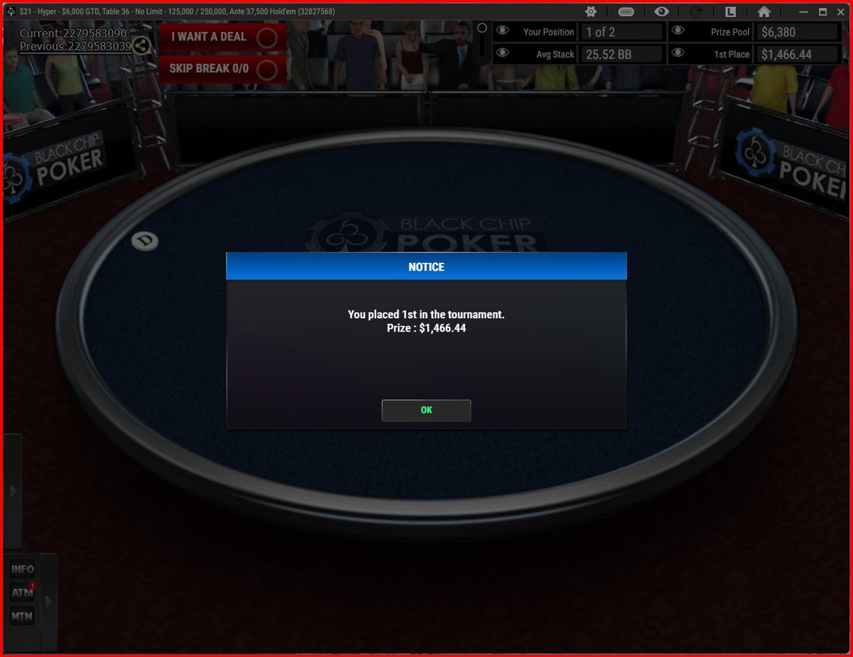 plo8monster's tweet photo. After min cashing 5 big mtts during the day I finally pulled one out my #@% with a 20$ hyper.
It seems the old man lacks the stamina for the marathon tournaments. But I'm still good for a quicky!
#Fortuitivity https://t.co/J2dhqQWIqt