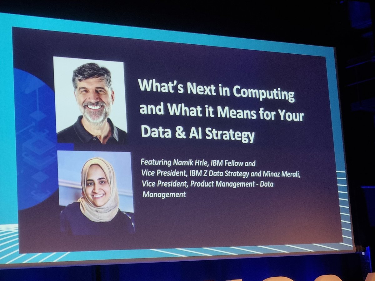 #IDUGEMEA opening keynote with  Namik Hrle and Minaz Merali 
#Db2 #IDUG #IBM