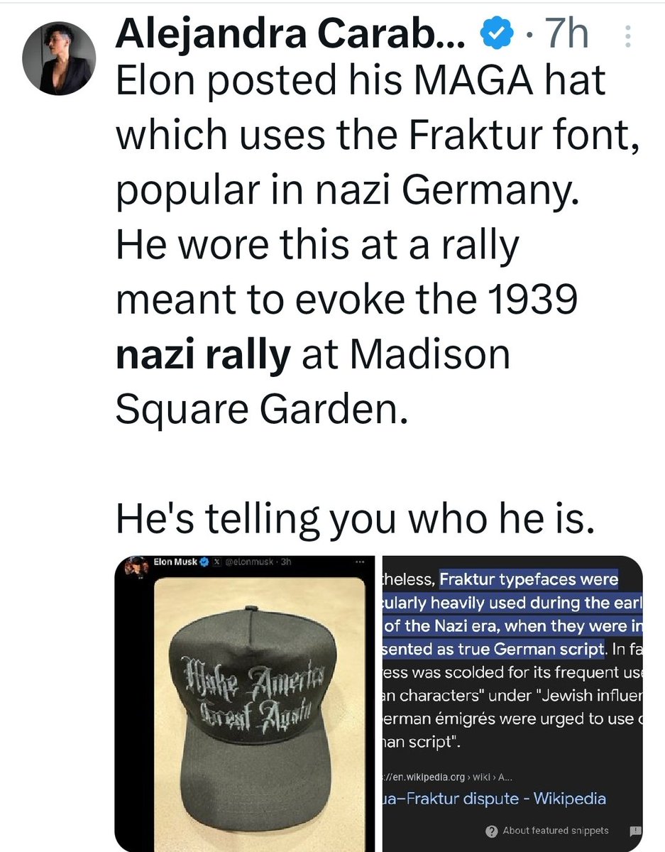 sunlover721's tweet image. Did everyone see this? It is blocked on her page so that you cannot like or share it. #Nazi #NaziTrump #NaziRally