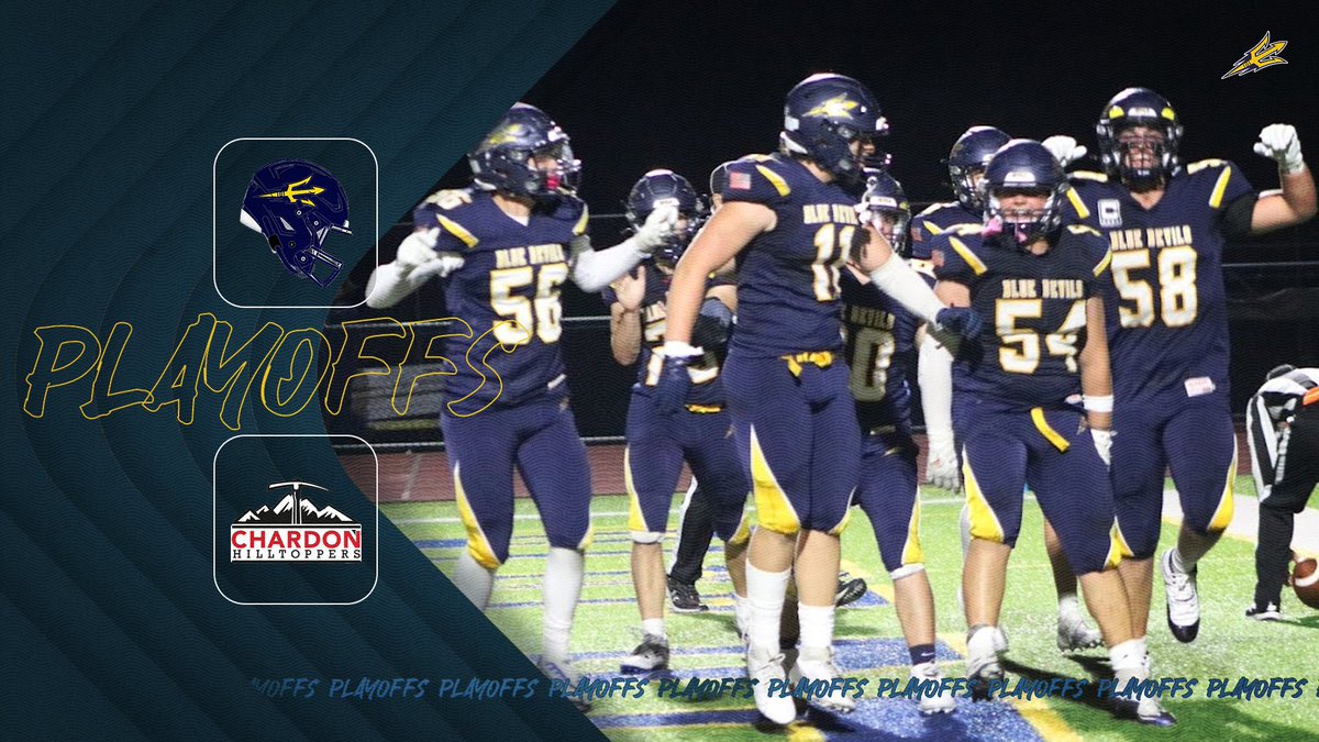 CoachDavies3's tweet photo. Playoffs! #week11 #beatchardon @Tallmadge_AD @Tallmadge_FB https://t.co/1SaTDS1ts3