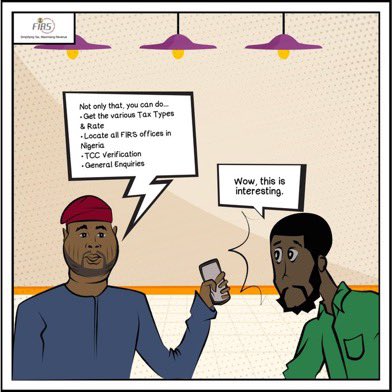 TheQueenAminat's tweet image. The FIRS @FIRSNigeria has made things a whole lot easier with their new USSD code *829#
Now, you can access tax-related services directly from your mobile phone, no internet needed

#FIRS #TaxSimplification #USSDCode #TaxpayerServices