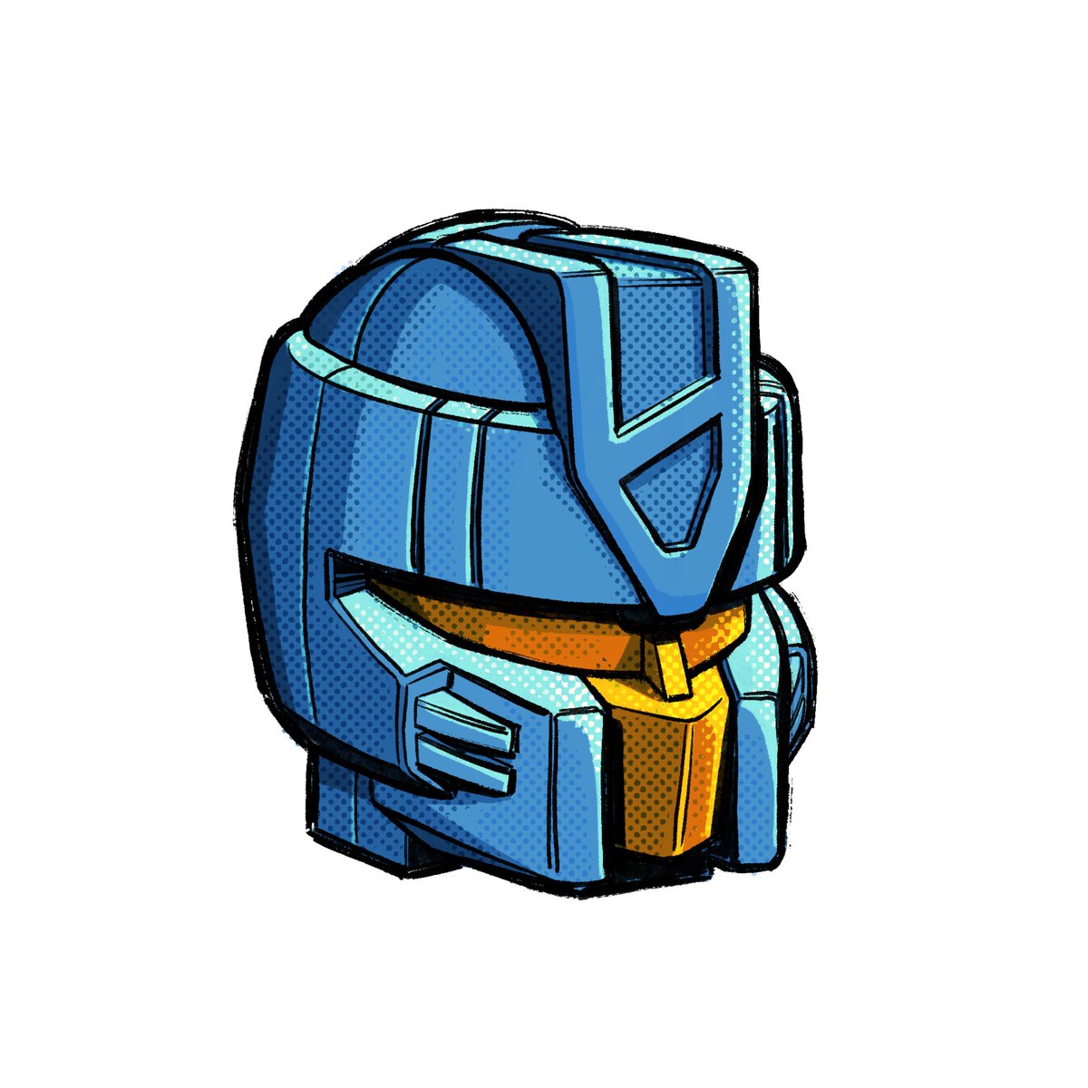 It's Autobot Powermaster Slapdash kicking off the last week of Inktober '24. I'll miss doing these little guys!
#transformers #inktober