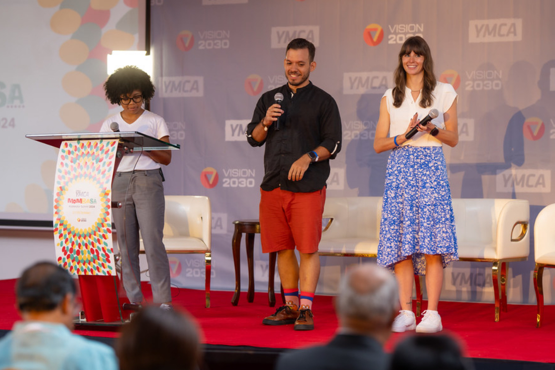 World YMCA (@worldymca) on Twitter photo At last week’s YMCA Accelerator Summit, our incredible hosts brought the energy! They informed, entertained, and connected with us in English, Spanish, and French.
🌍 Nalisoa Andrianarivo, <a href="/ymcamadagascar/">YMCA Madagascar</a>
🌎 Amy Wolf, <a href="/YMCARockies/">YMCA of the Rockies</a>
🌎 Sebastian Gomez-Recio, YMCA Colombia At last week’s YMCA Accelerator Summit, our incredible hosts brought the energy! They informed, entertained, and connected with us in English, Spanish, and French.
🌍 Nalisoa Andrianarivo, <a href="/ymcamadagascar/">YMCA Madagascar</a>
🌎 Amy Wolf, <a href="/YMCARockies/">YMCA of the Rockies</a>
🌎 Sebastian Gomez-Recio, YMCA Colombia