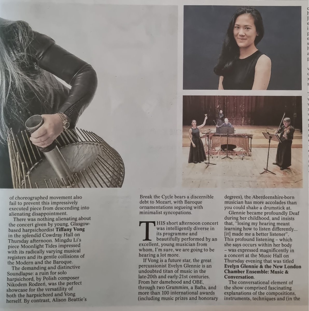 Tiffany Vong (@tiffanybvong) on Twitter photo Thanks to <a href="/ScotNational/">The National</a> for mentioning our Spotlight Gig @soundscotland in this review 🌟 feat. New works by <a href="/MingduLi/">Mingdu Li</a> <a href="/nikodem/">nikodem</a> and <a href="/AlisonBeattie4/">Alison Beattie</a> 🎉🎹 created under the guidance of <a href="/Lisa__Robertson/">Lisa Robertson</a> 🙌 Thanks to <a href="/ScotNational/">The National</a> for mentioning our Spotlight Gig @soundscotland in this review 🌟 feat. New works by <a href="/MingduLi/">Mingdu Li</a> <a href="/nikodem/">nikodem</a> and <a href="/AlisonBeattie4/">Alison Beattie</a> 🎉🎹 created under the guidance of <a href="/Lisa__Robertson/">Lisa Robertson</a> 🙌