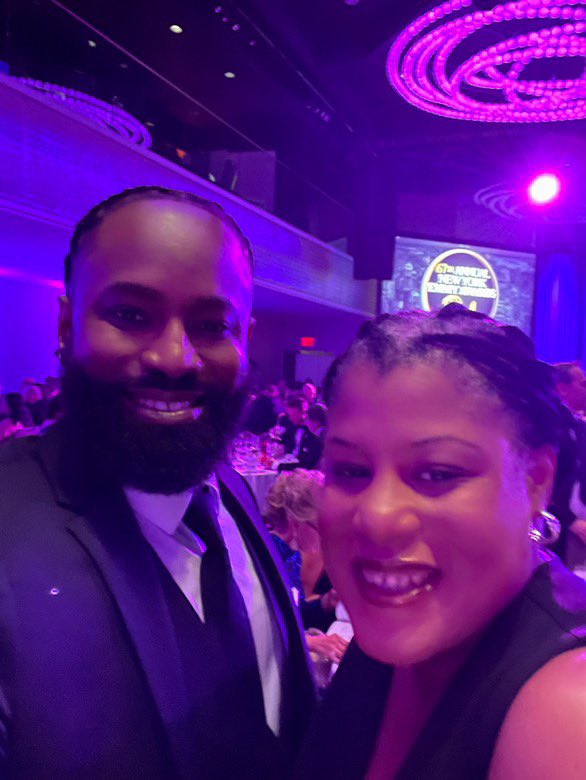 JMack9's tweet photo. I attended my first-ever New York Emmy’s over the weekend. I didn’t take home the Golden Lady, but I’m grateful to be recognized for my work on PIX 11’s crane collapse coverage in the breaking news category.

#NYEmmys #News12 #PIX11 #WABC #journoliving #NYCJournalists https://t.co/yXaUMwmLoU