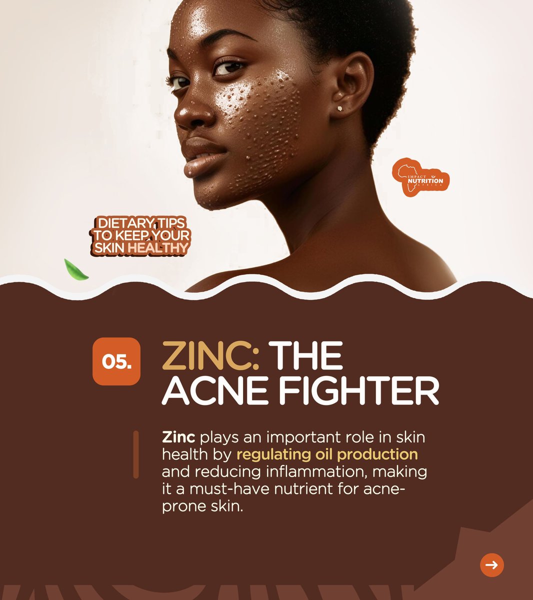 ImpactNutAfrika's tweet photo. Zinc, a powerful mineral found in beans, nuts, and leafy greens like Ugwu, can help regulate oil production and reduce inflammation

Incorporate zinc-rich foods into your diet for clearer, healthier skin.

#skincare
#Health
#Nutrition
#ImpactNutritionAfrica https://t.co/RZgh4ASDeY