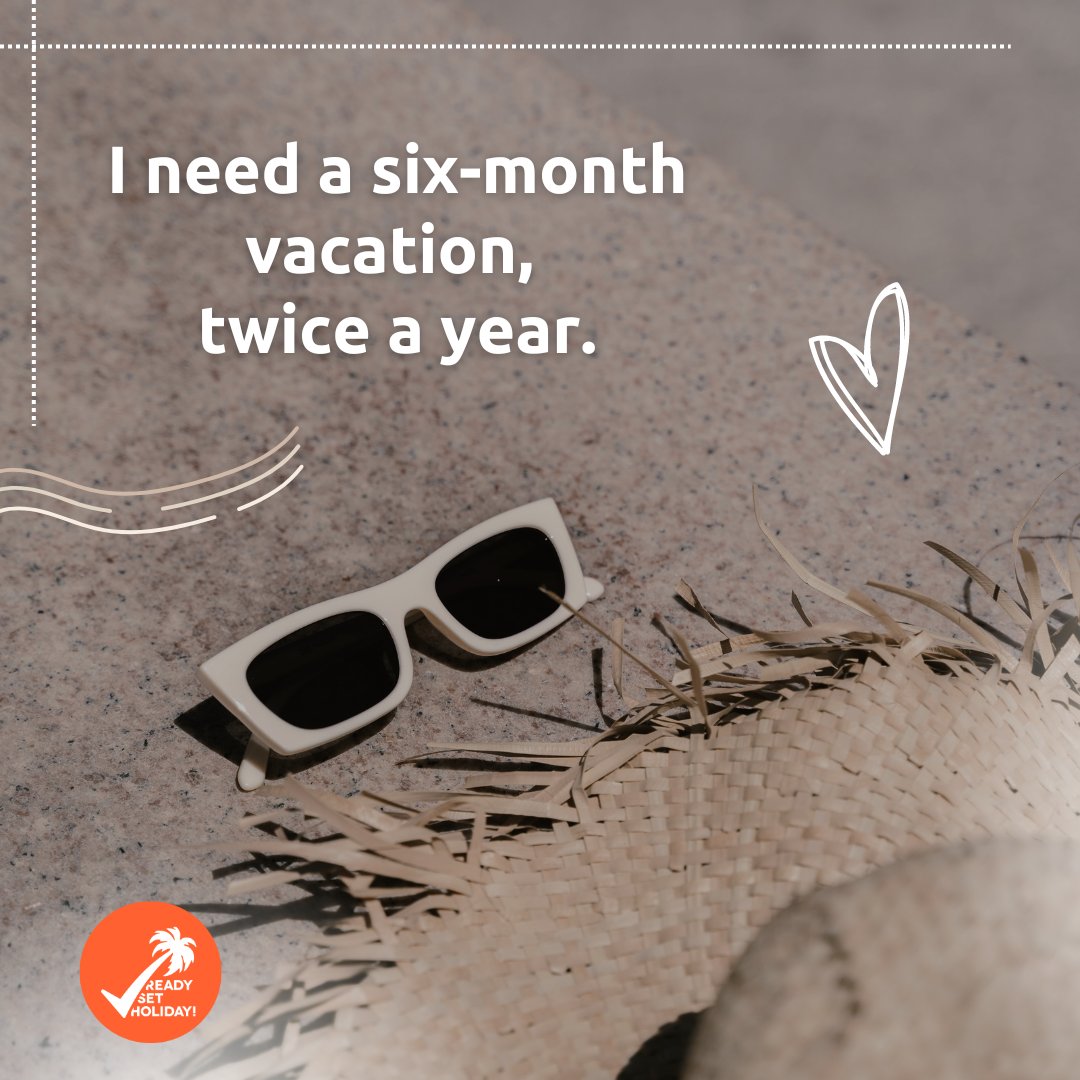 Anyone else agree? 😂

#VacationGoals #EndlessHoliday #TravelDreams