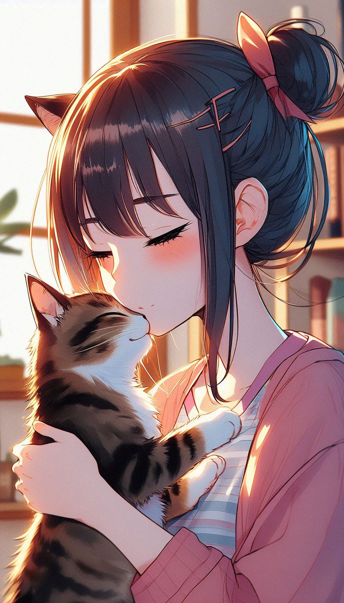 猫吸いすぎて猫になる。