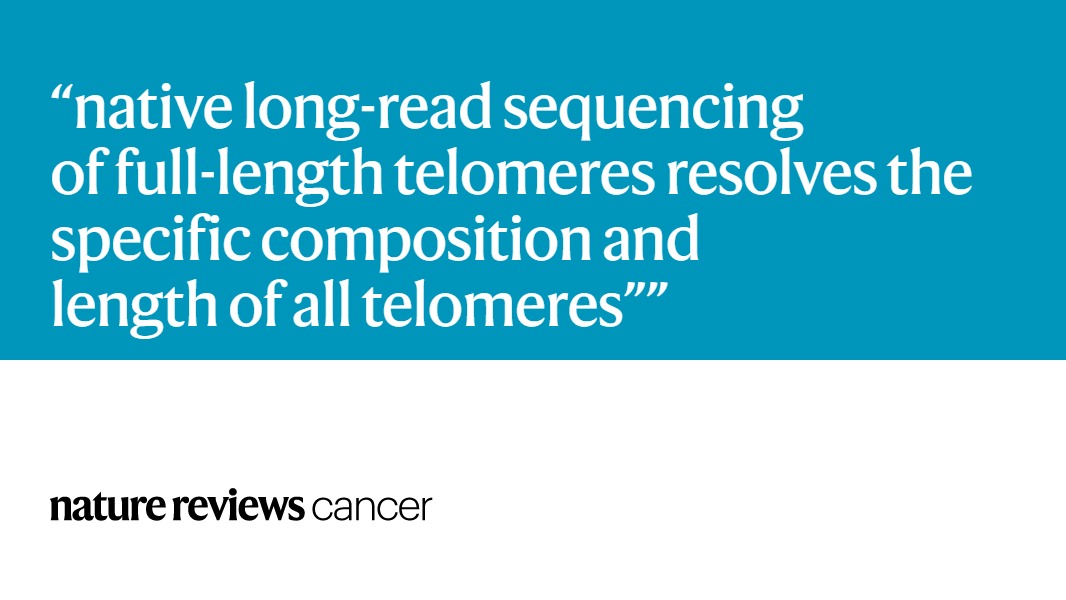 NatureRevCancer's tweet image. In this #ToolsoftheTrade, Carly Tyer describes the development of #Teloseq, a method to enrich + sequence all telomeres within a sample, and highlights its use in distinguishing between the two telomere maintenance mechanisms used in #cancercells. 

👉bit.ly/4e5pswY