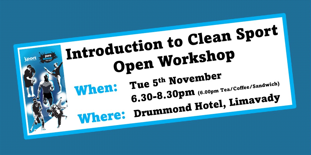 PureWinnerNI's tweet image. Athletes, coaches and support personnel...now is your chance to learn more about your #CleanSport responsibilties.  Register here: forms.office.com/e/5sQ7JhLPnA to attend @_SportNI free Open Sport Workshop in Limavady 👇