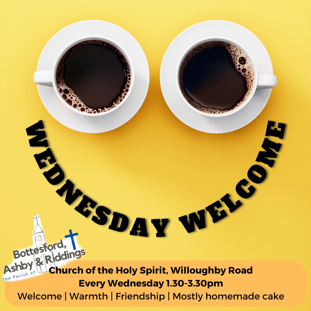 Join the Wednesday Welcome team at Church of the Holy Spirit this week. Keep warm, eat cake, and enjoy the company. 1.30-3pm.