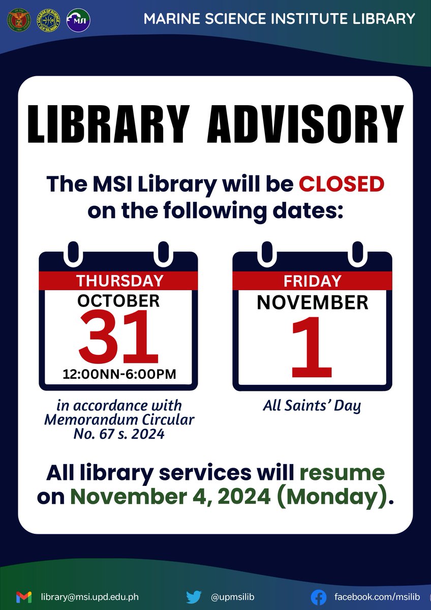 UP MSI Library tweet media