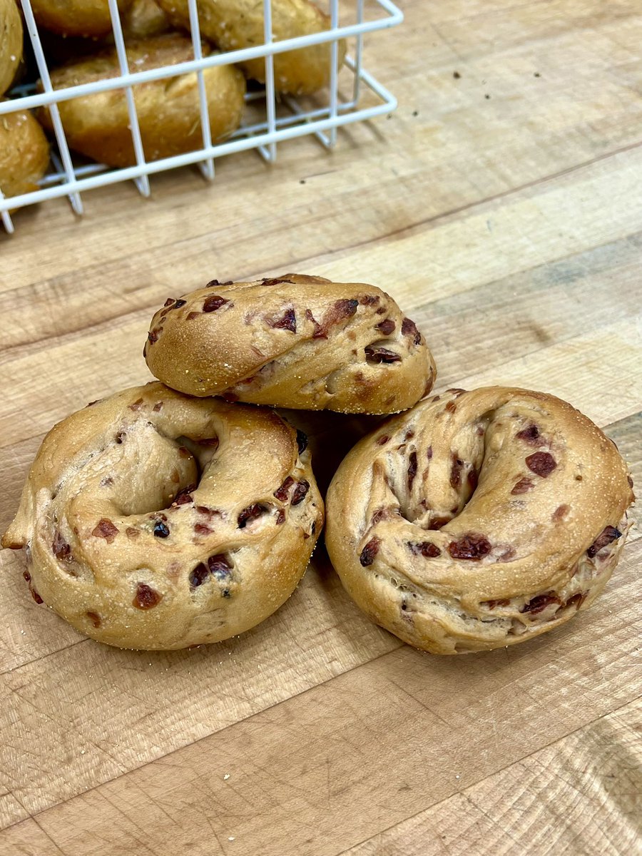 Woah! Seasonal crafted Cranberry bagels available November. Come by and see what the buzz is all about. #cranberrybagels #shelterisland #nyfoodie #bagels #nybagels #sagharbor #greenport #northfork #southfork #seasonal